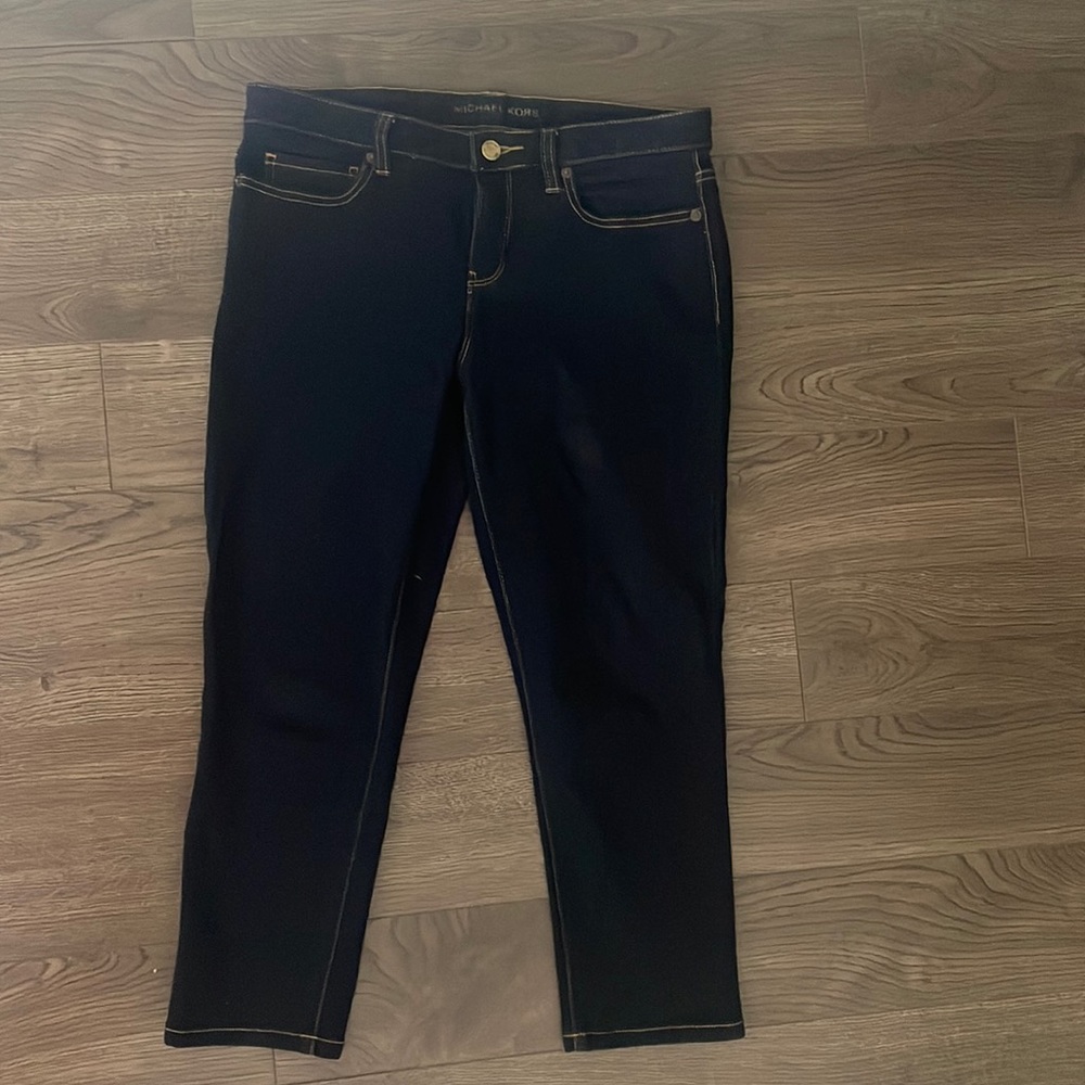 Michael Kors dark wash denim